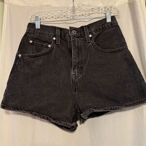 Levi’s Mom Black Denim Women's Shorts